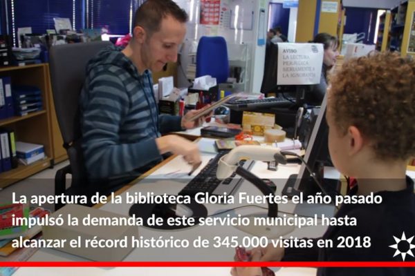 Bibliotecas municipales: 345.000 visitas en 2018