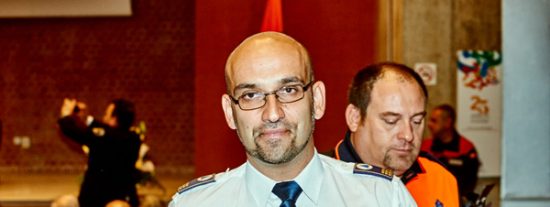 El jefe ripense de Protección Civil, condecorado