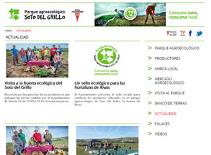 El Parque Agroecológico de Rivas estrena web