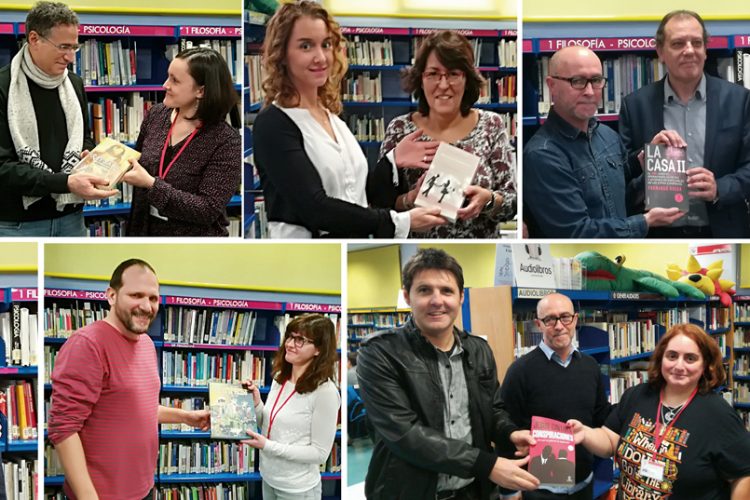 Pasaron por las bibliotecas, y donaron sus libros