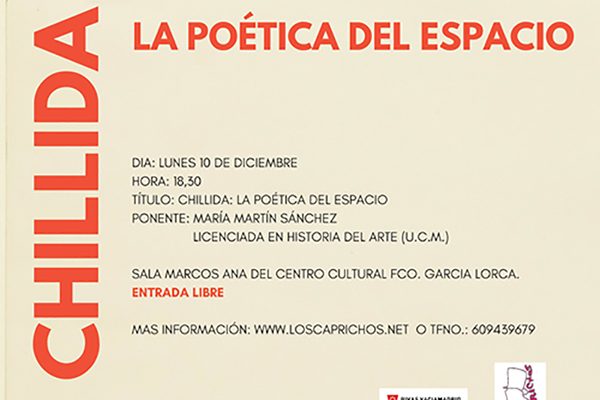Conferencia: 'Chillida, la poética del espacio'
