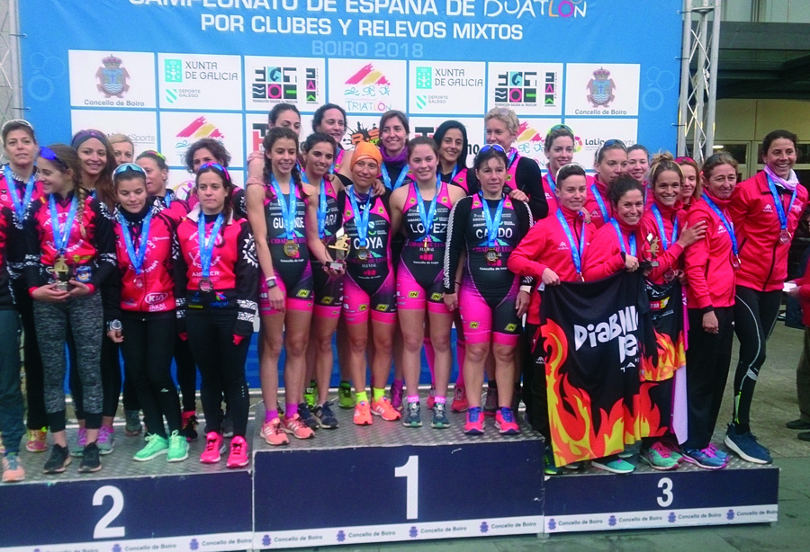 Duatlón: Diablillos, campeones de España de clubes