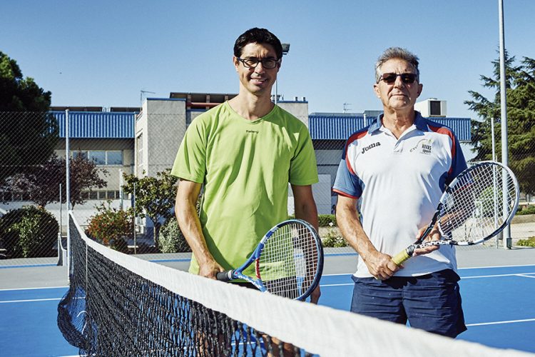 Así se juegan las ligas locales de tenis y pádel