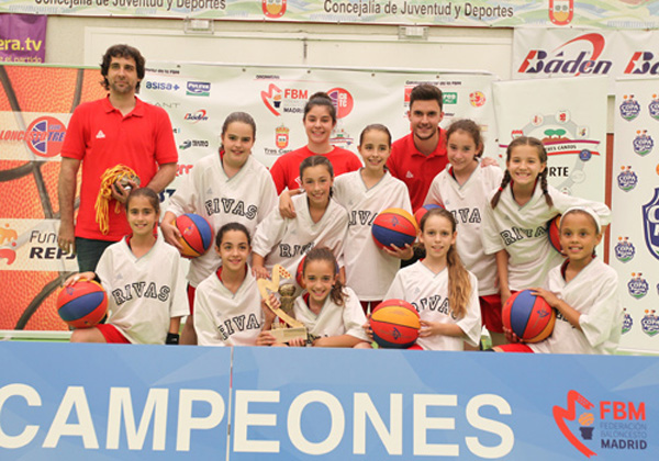 Benjamines: campeonas de Madrid 2017