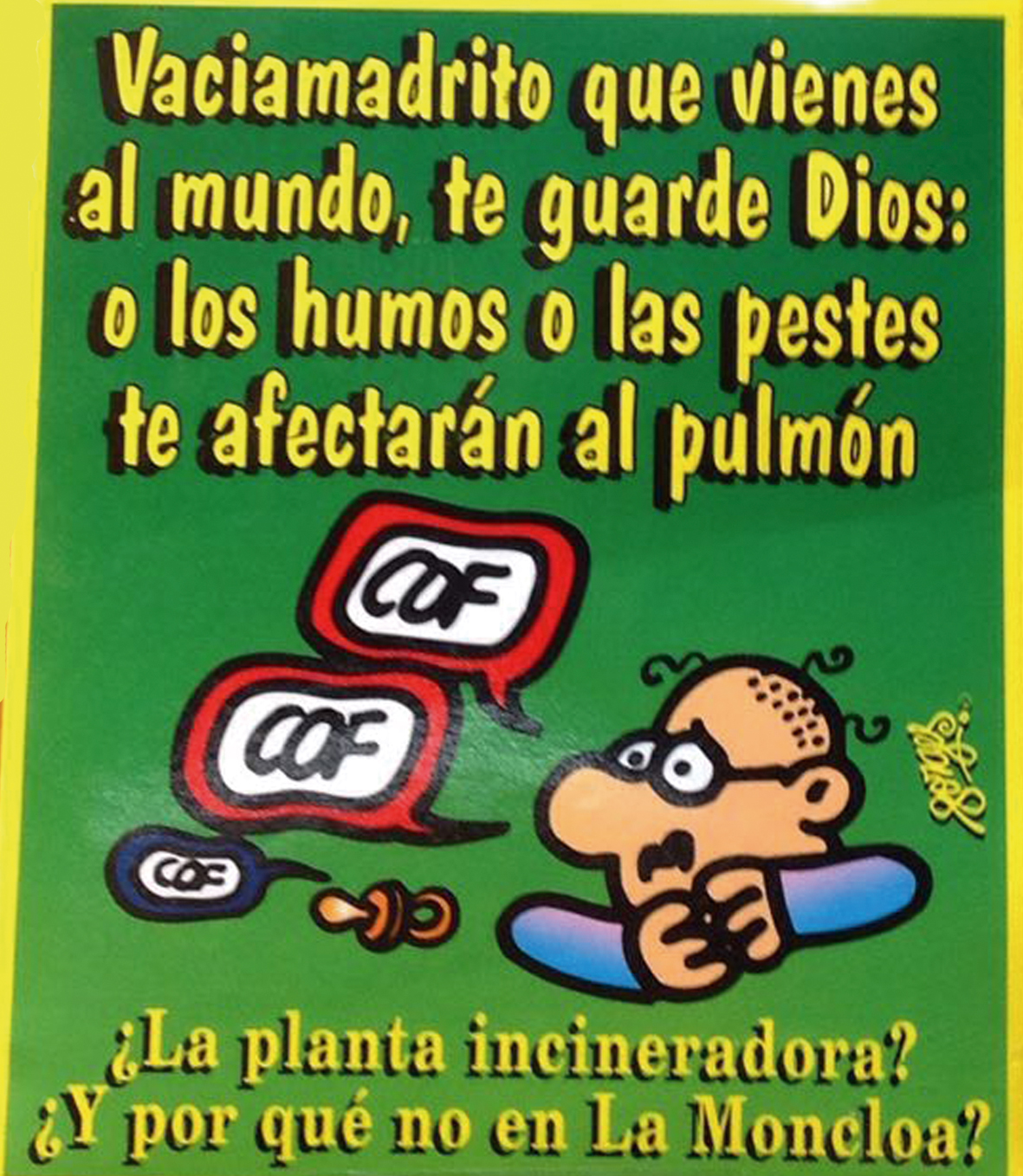 El dibujo de Forges que se solidarizó con Rivas