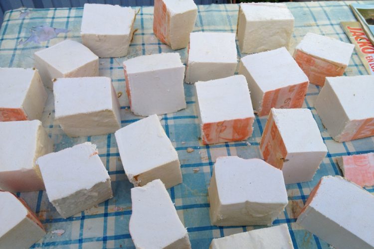 Jabones de la abuela con aceite usado