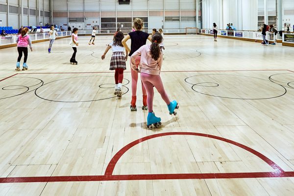 Patinaje: nuevas superficies, una de tarima