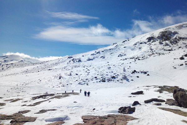 Suspendido: raquetas de nieve por Peñalara