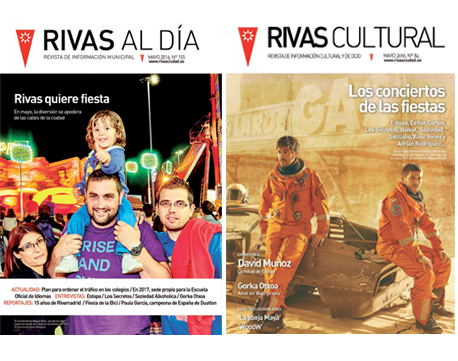 Las fiestas, en la revista municipal de mayo