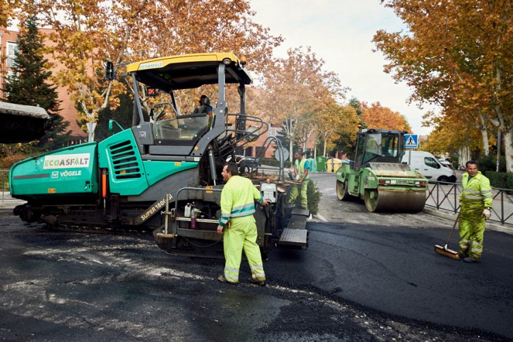 Trabajos de asfaltado: mejora de viales