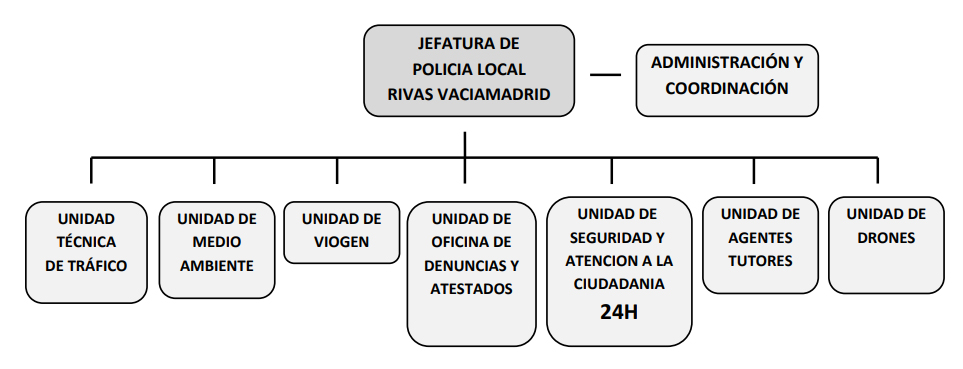 Estructura y organización de la policía local