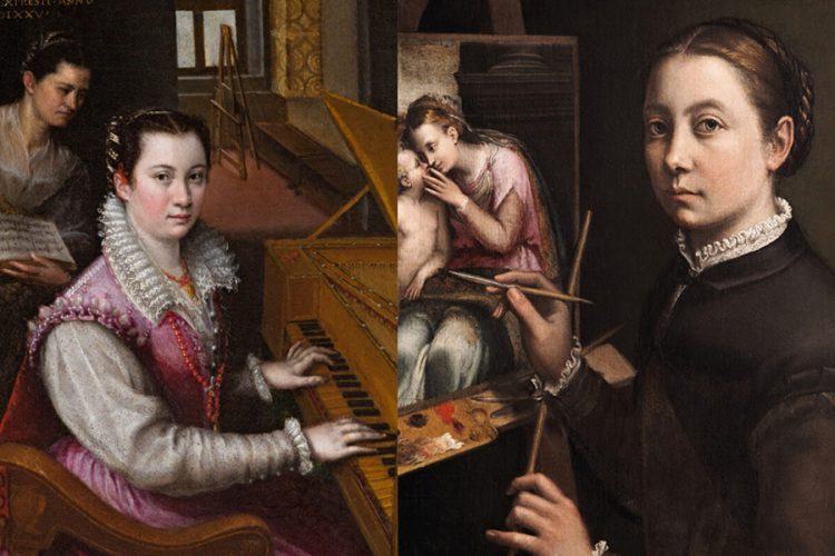 Anguissola y Lavinia Fontana, pintoras del siglo XVI
