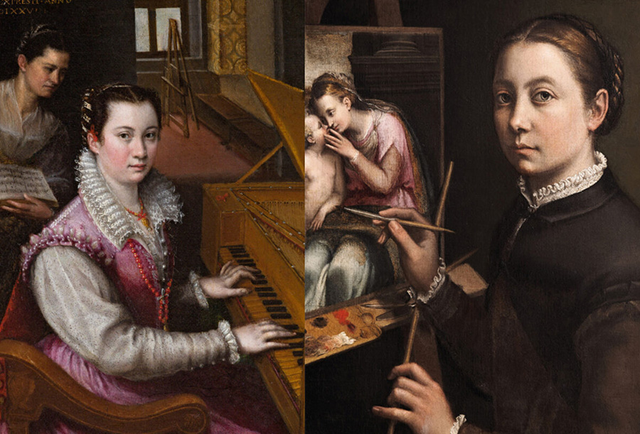 Anguissola y Lavinia Fontana, pintoras del siglo XVI
