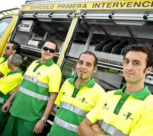 Los vigilantes del fuego en Rivas