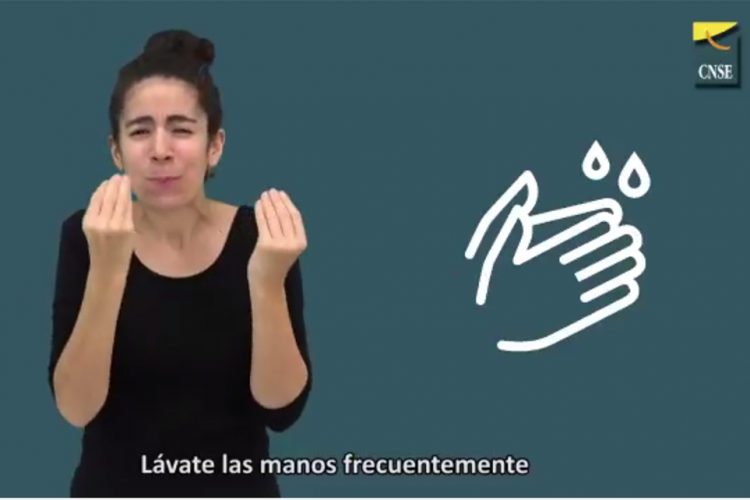 El coronavirus y la alerta sanitaria, para personas sordas