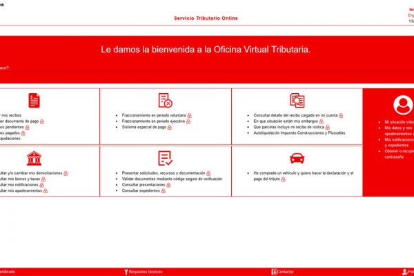 Las empresas deberán obtener sus recibos tributarios en la oficina virtual municipal