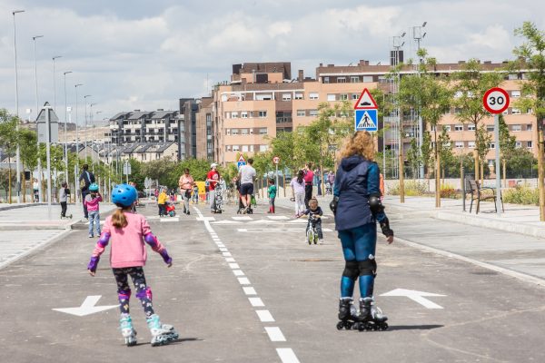 Más calles con tramos peatonales en Rivas