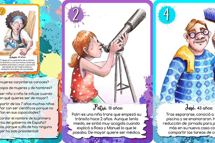'Diversas': el juego de cartas pedagógico sobre la igualdad