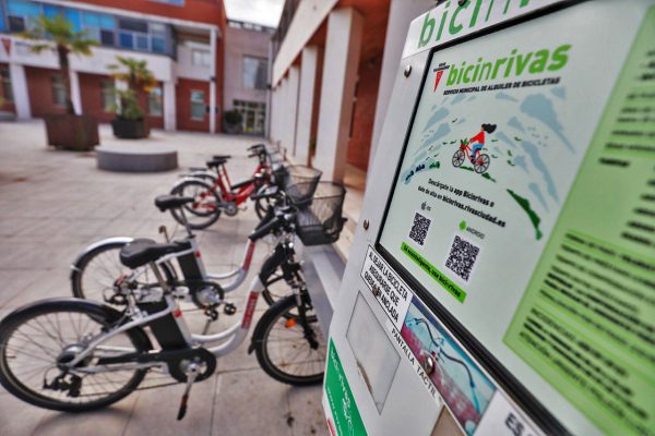 El servicio BicinRivas, gratuito durante las fiestas