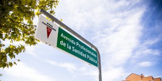 La avenida de Juan Carlos I ya se llama Profesionales de la Sanidad Pública