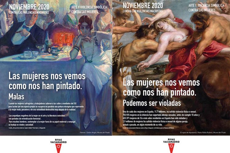 25N en Rivas: arte y violencia simbólica contra las mujeres
