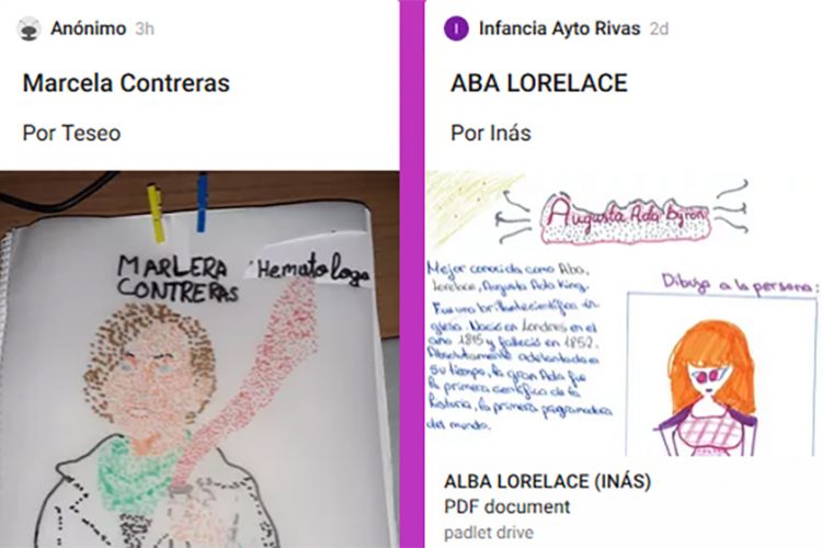 Un mural infantil de Rivas para el Día de la Niña y la Mujer en la Ciencia