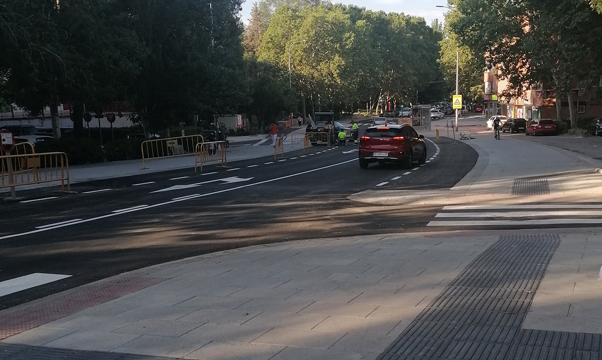 Se reanuda el tráfico en la avenida de Covibar un día antes de lo previsto