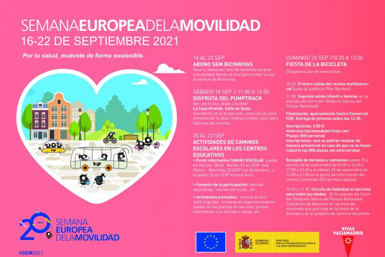 Rivas se suma un año más a la Semana Europea de la Movilidad
