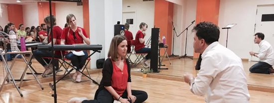 Taller de canto y técnica vocal para el musical, en el Festeaf