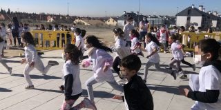 La primera carrera solidaria del colegio La Luna