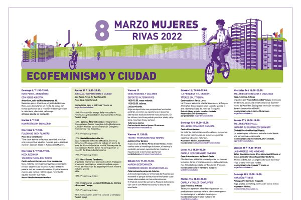 Marzo Mujeres: en 2022 hablamos de 'Ecofeminismo y ciudad'