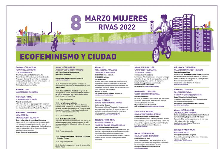 Marzo Mujeres: en 2022 hablamos de 'Ecofeminismo y ciudad'