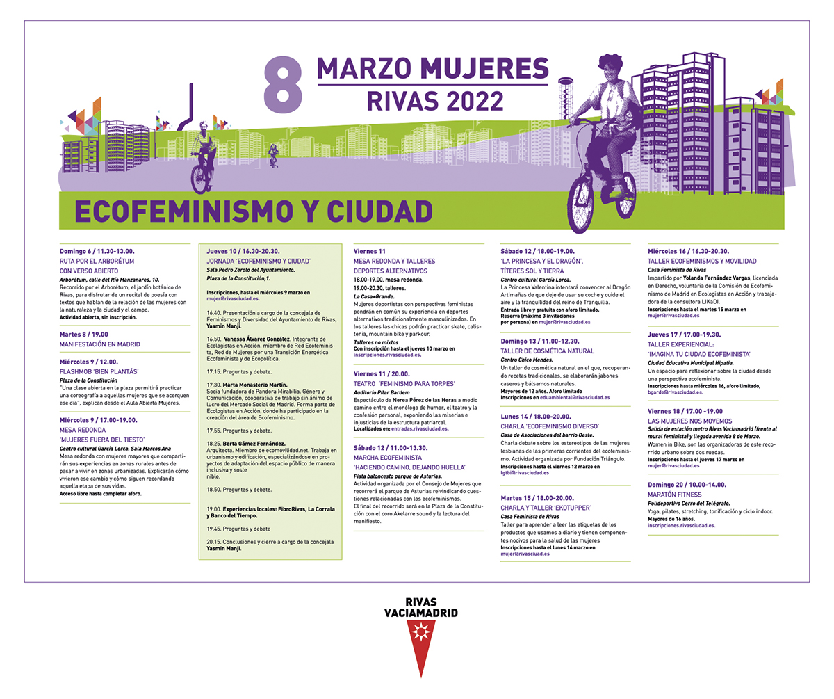 Marzo Mujeres: en 2022 hablamos de 'Ecofeminismo y ciudad'