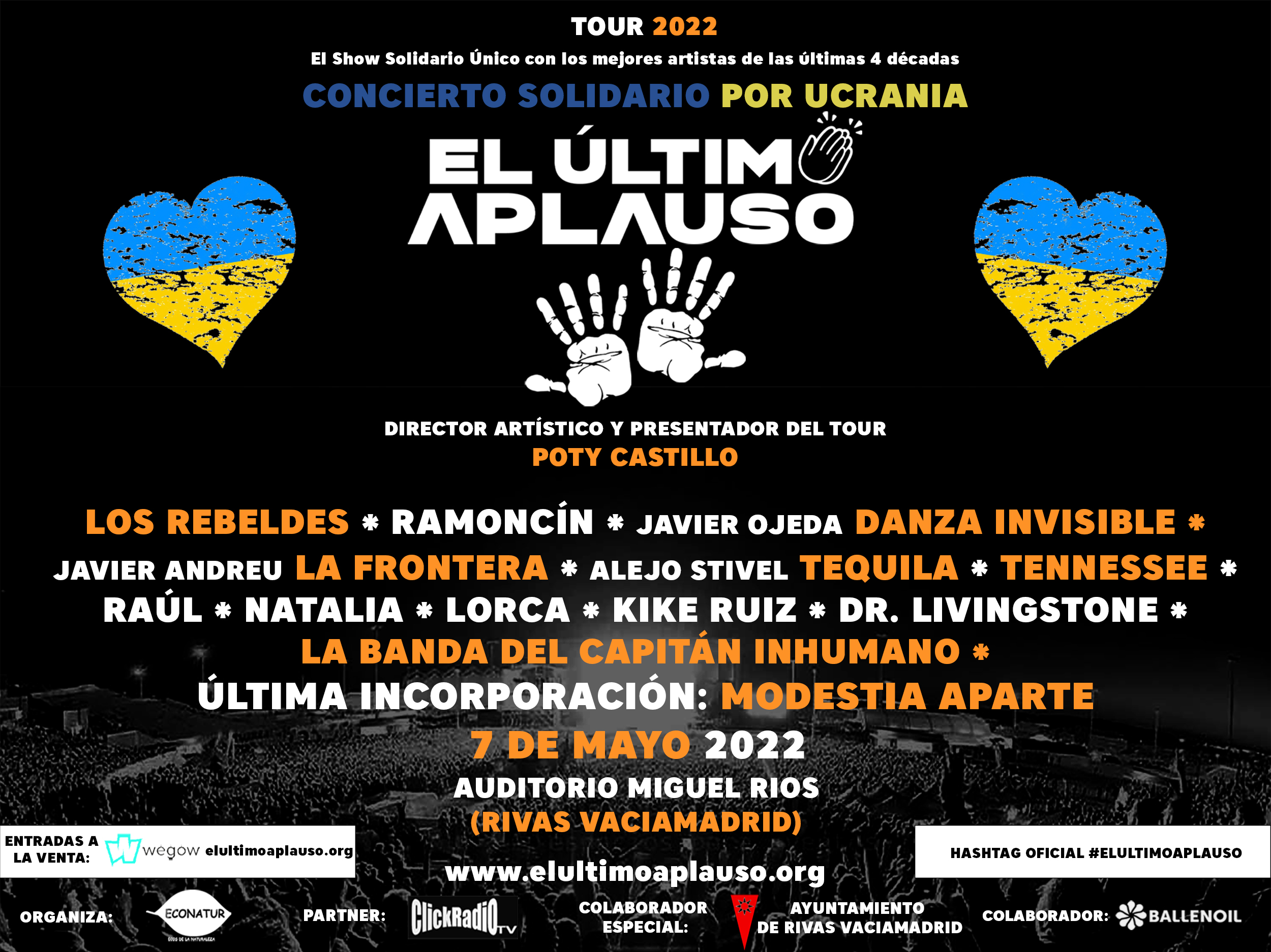 ‘El último aplauso’: música solidaria por Ucrania