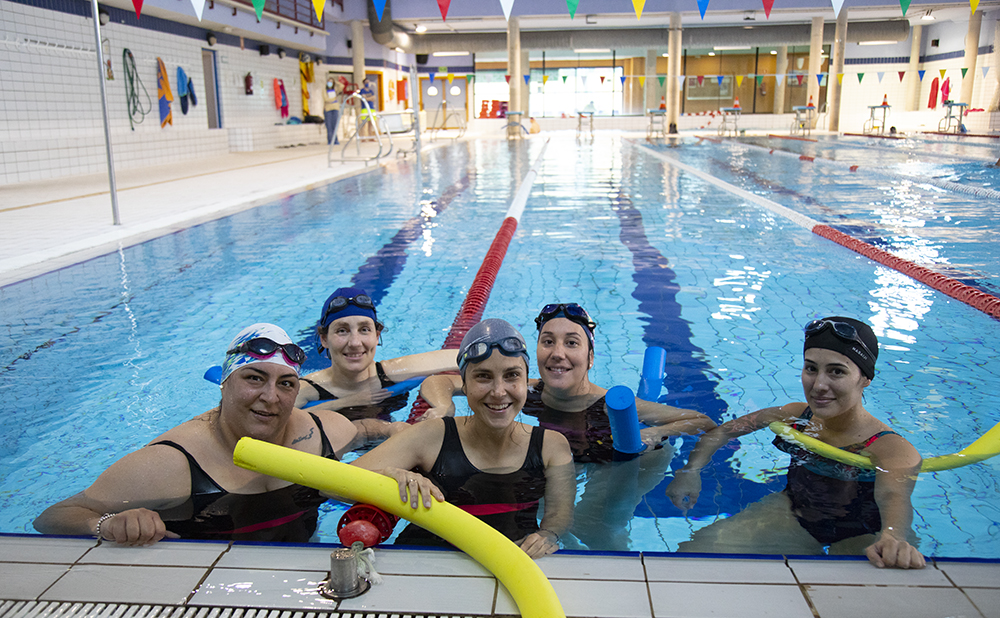 20 años tonificando el cuerpo en el polideportivo Parque del Sureste