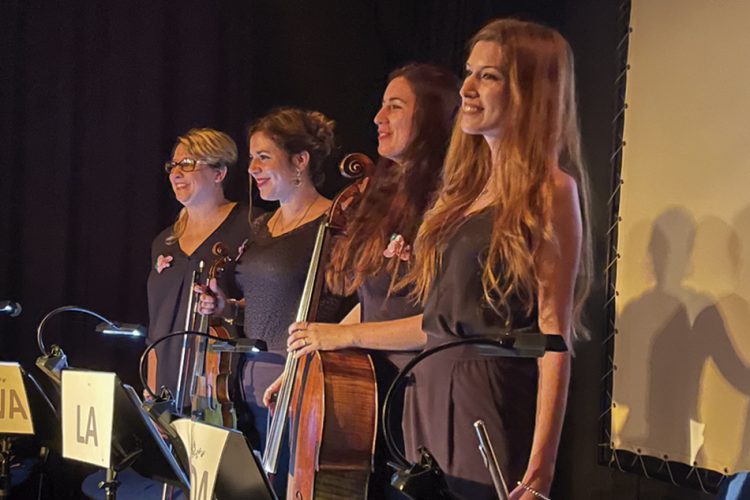 Música del cuarteto Besama para reivindicar a 100 mujeres artistas