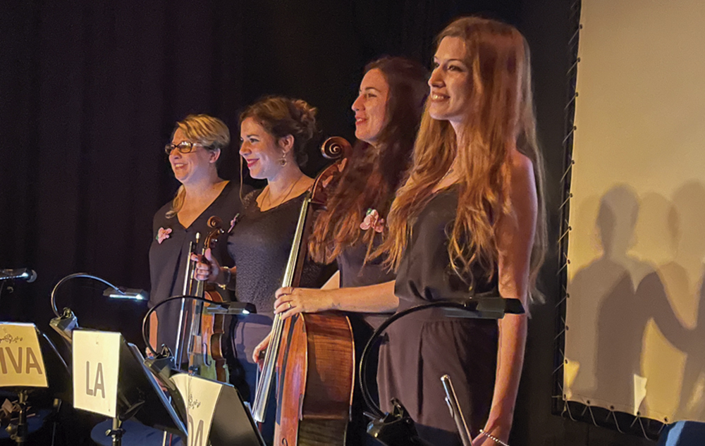 Música del cuarteto Besama para reivindicar a 100 mujeres artistas