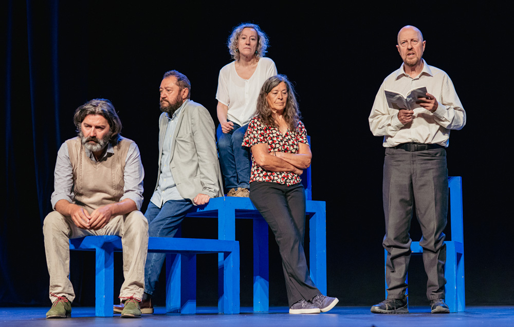 La compañía arancetana Cambaleo, en el Laboratorio Teatral