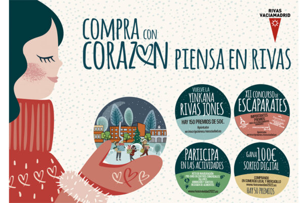 Una Navidad en el pequeño comercio y centros comerciales de Rivas