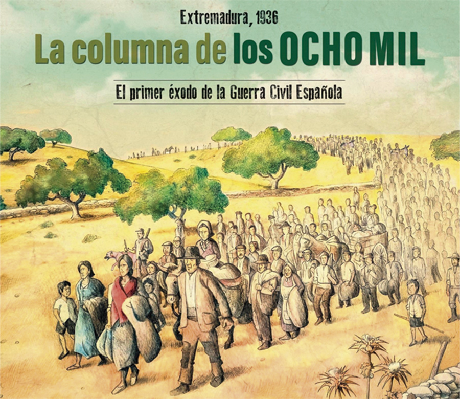 ‘La columna de los ocho mil’, el primer éxodo de la guerra civil
