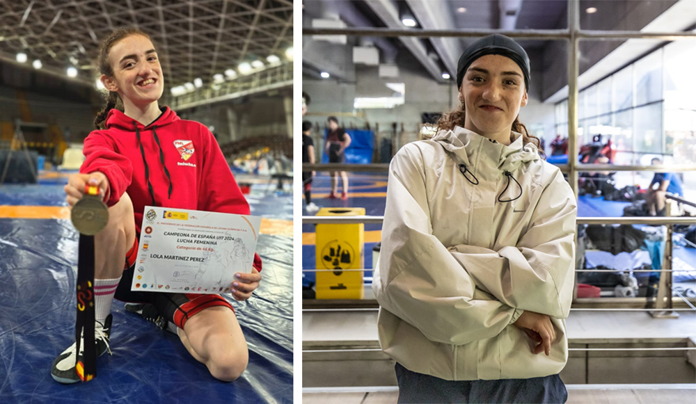 Lola Martínez repite como campeona de España de lucha olímpica