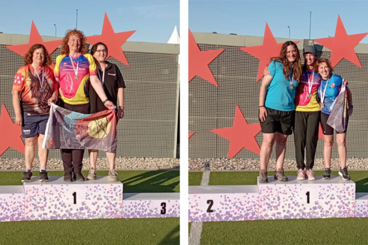 Yolanda Díaz y María Vladoi: dos arqueras de Rivas, campeonas de Madrid