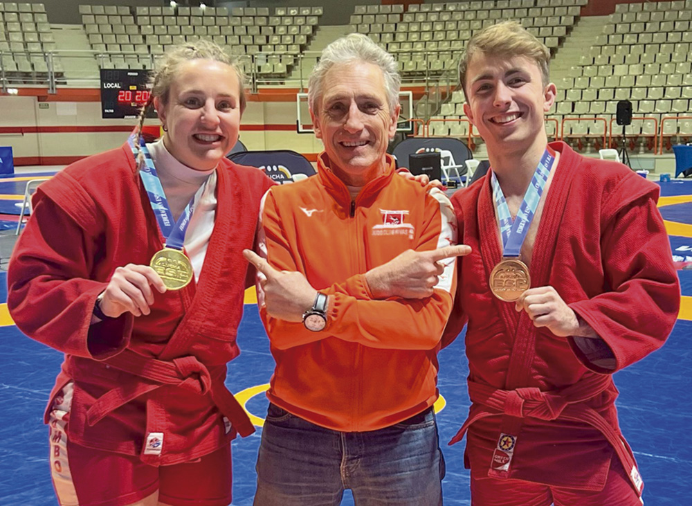 María Cabas, octavo oro de campeona de España en lucha sambo
