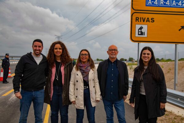 Abierto al tráfico el primer enlace de Rivas con la M-50