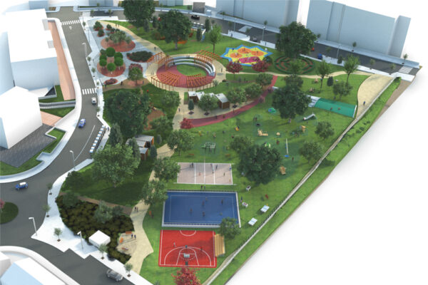 El parque público de la calle José Isbert, pionero en España