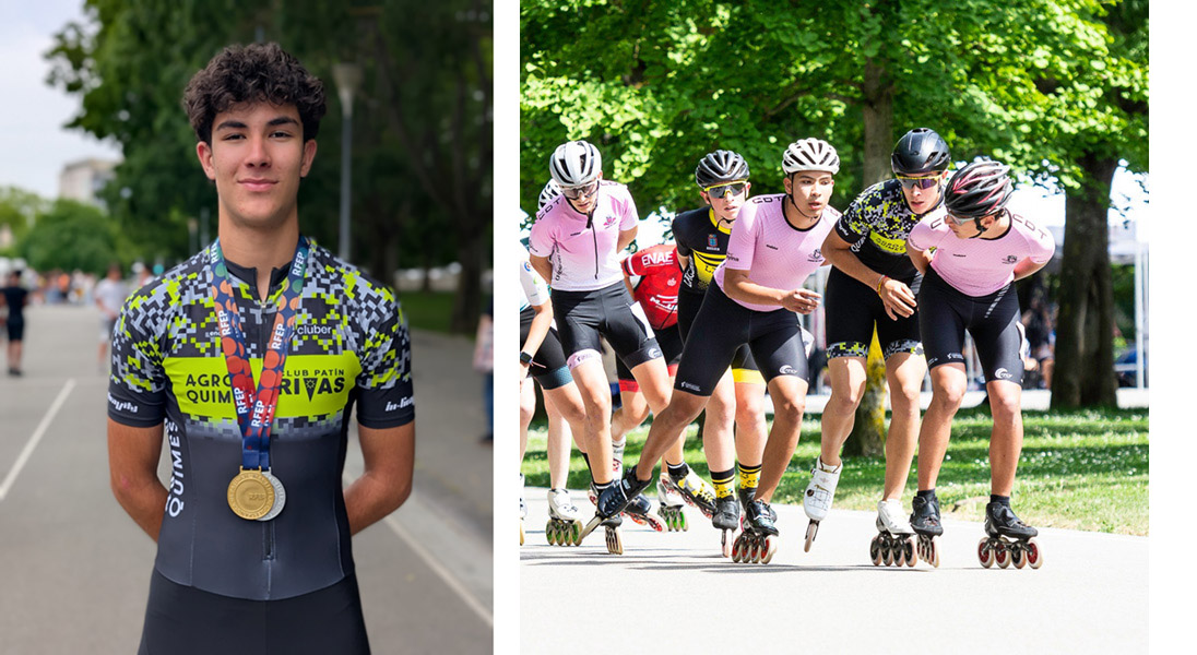 De Rivas a Canadá: el patinador de 15 años campeón de España