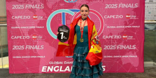 La bailarina Alba, profesora de danza en Covibar, campeona mundial del Global Dance Open