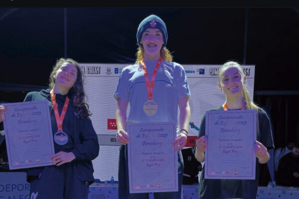 Otro oro nacional de break para Lola Martínez y al Mundial de Japón