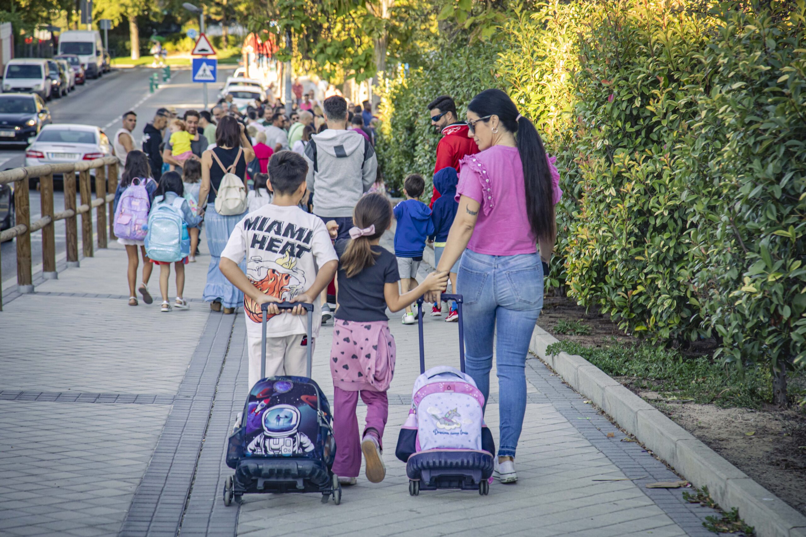 Vuelta al cole en Rivas: 11.029 escolares de Infantil y Primaria regresan hoy a las aulas