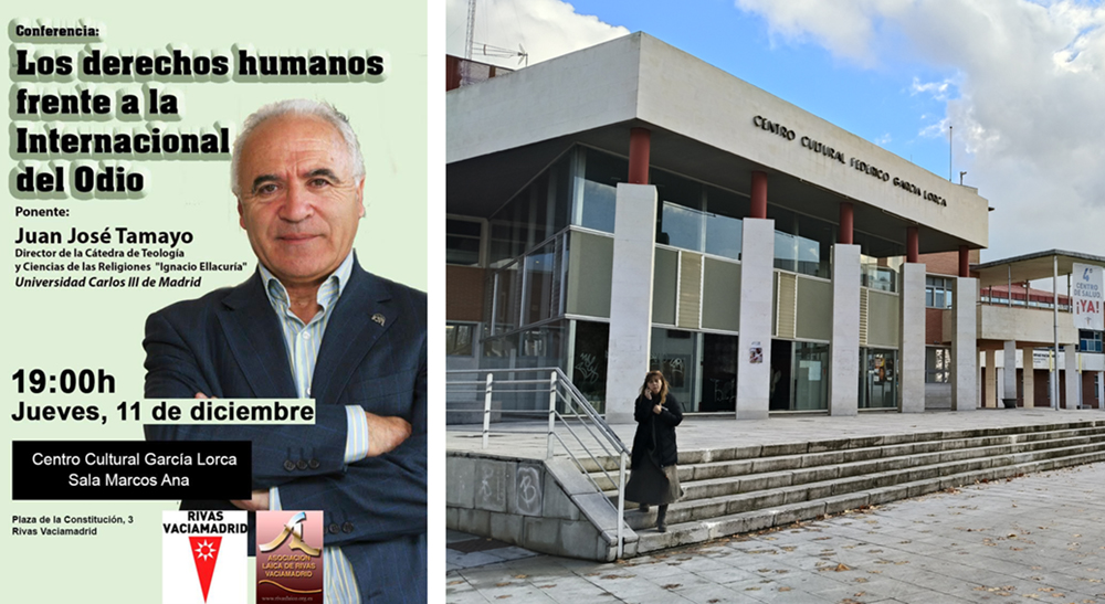 El teólogo Juan José Tamayo: los derechos humanos frente a la Internacional del Odio
